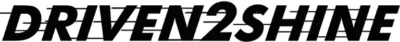 Driven2Shine Sticker Zwart